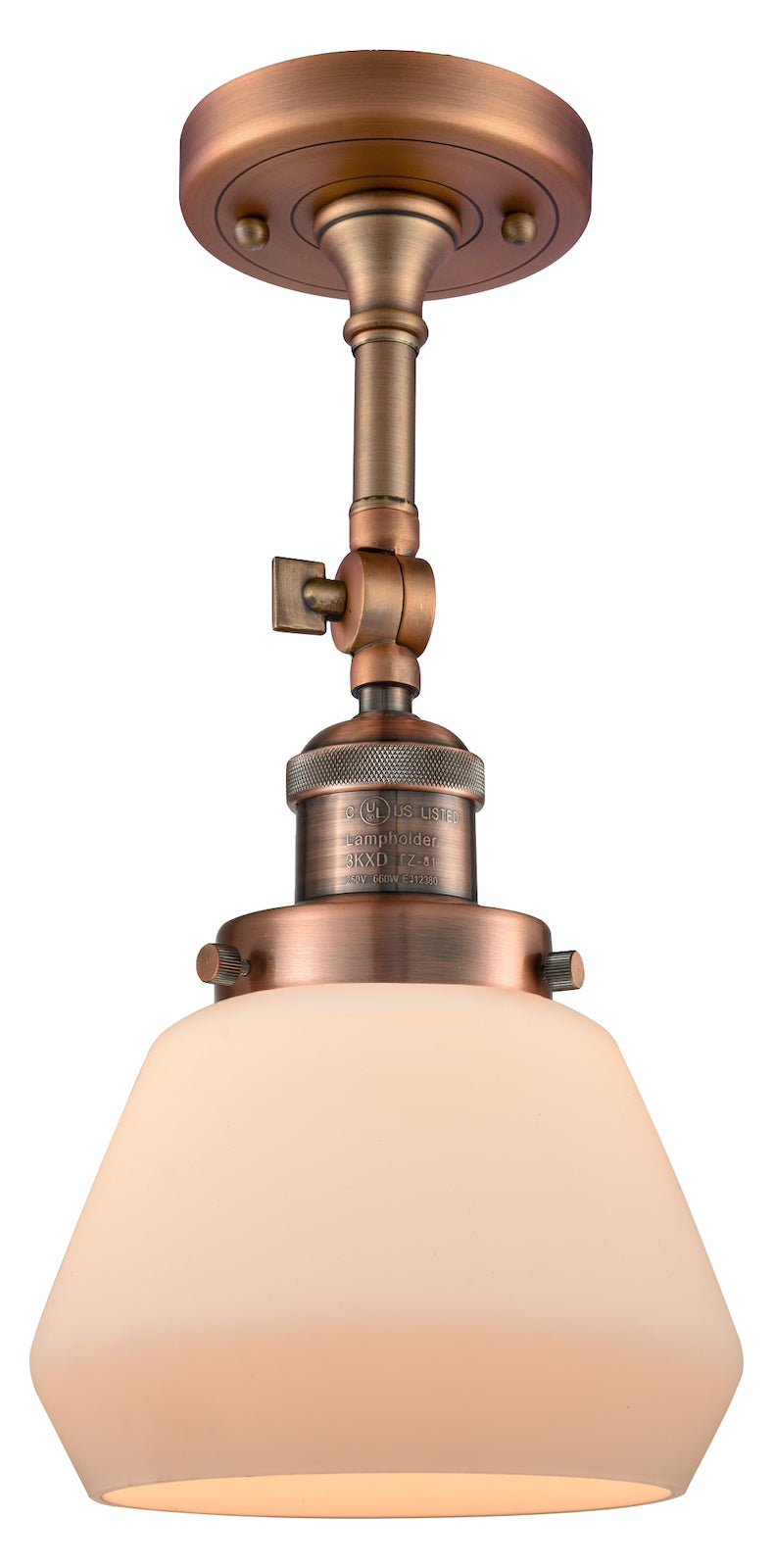 Glass Semi-Flush by Innovations Lighting