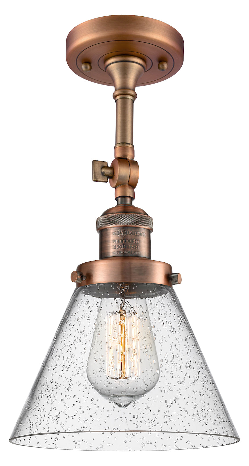 Glass Semi-Flush by Innovations Lighting