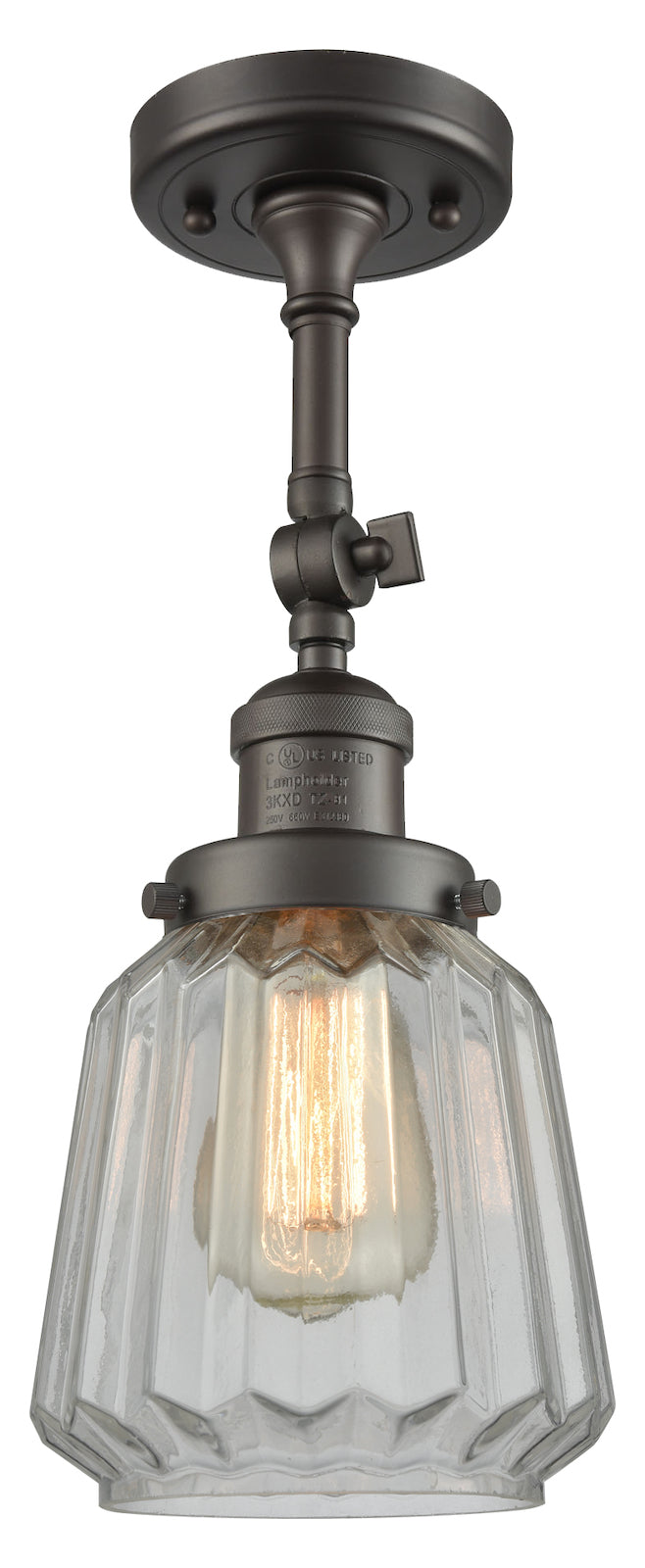 Glass Semi-Flush by Innovations Lighting