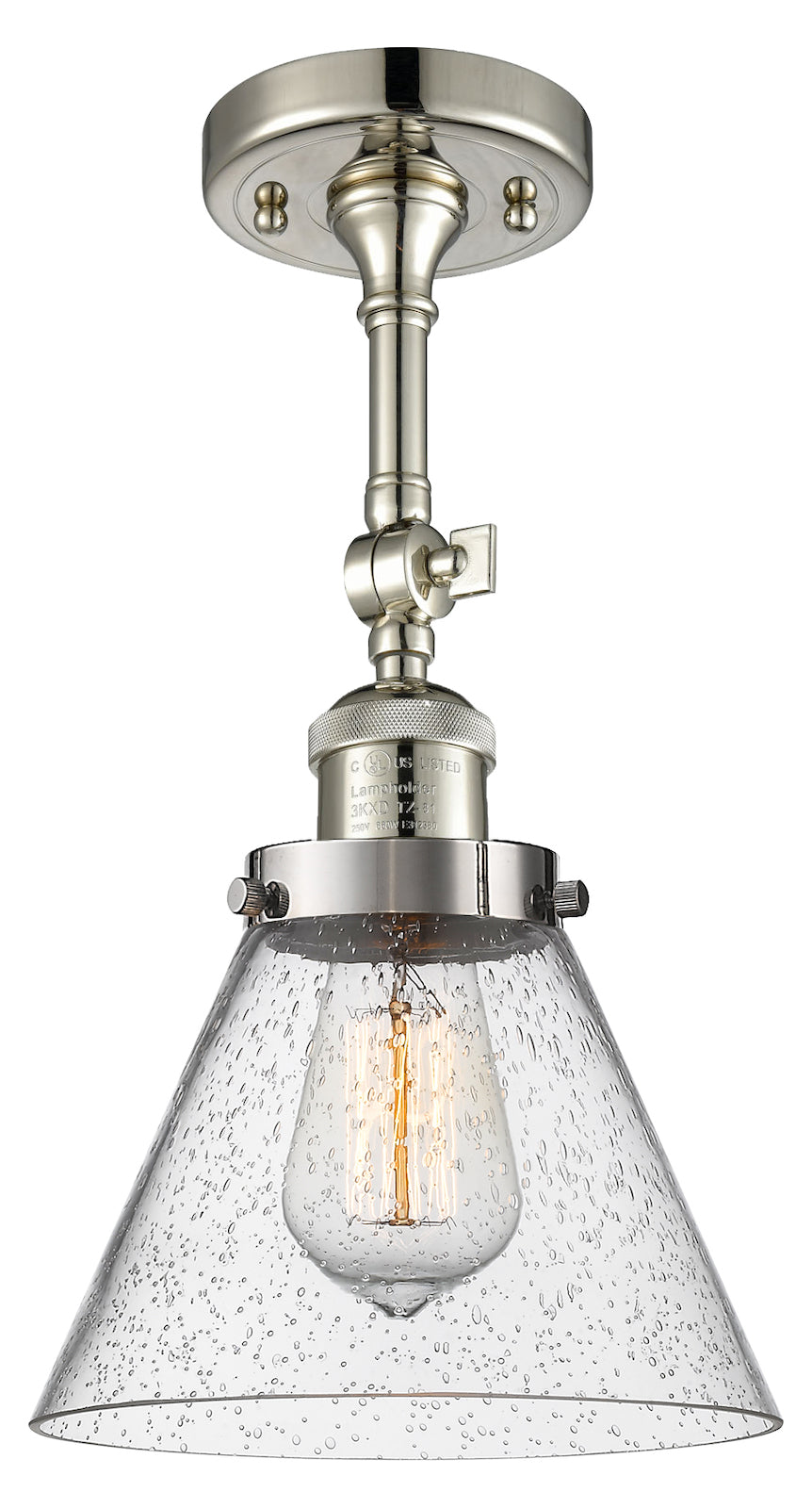 Glass Semi-Flush by Innovations Lighting