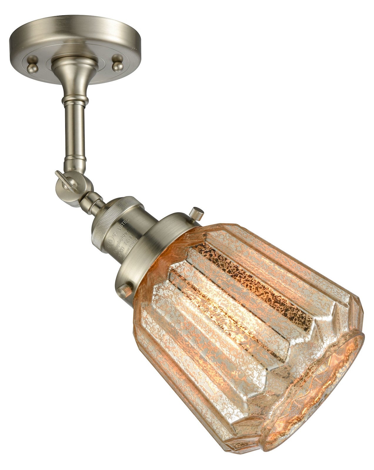 Glass Semi-Flush