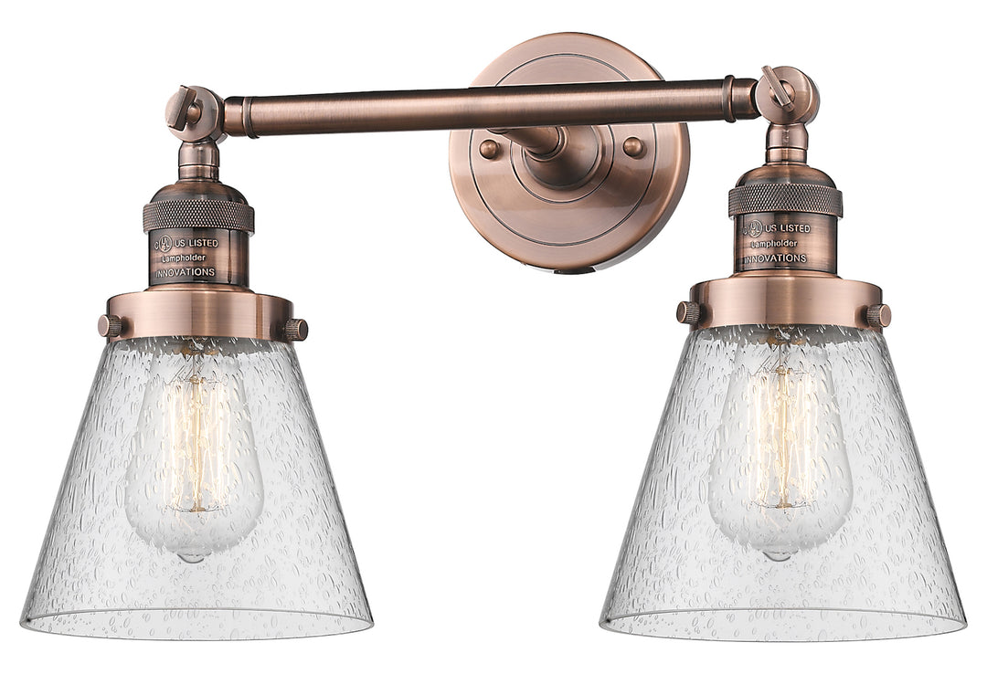 Glass 2 Light Adjustable Wall Sconce Up Or Down by Innovations Lighting