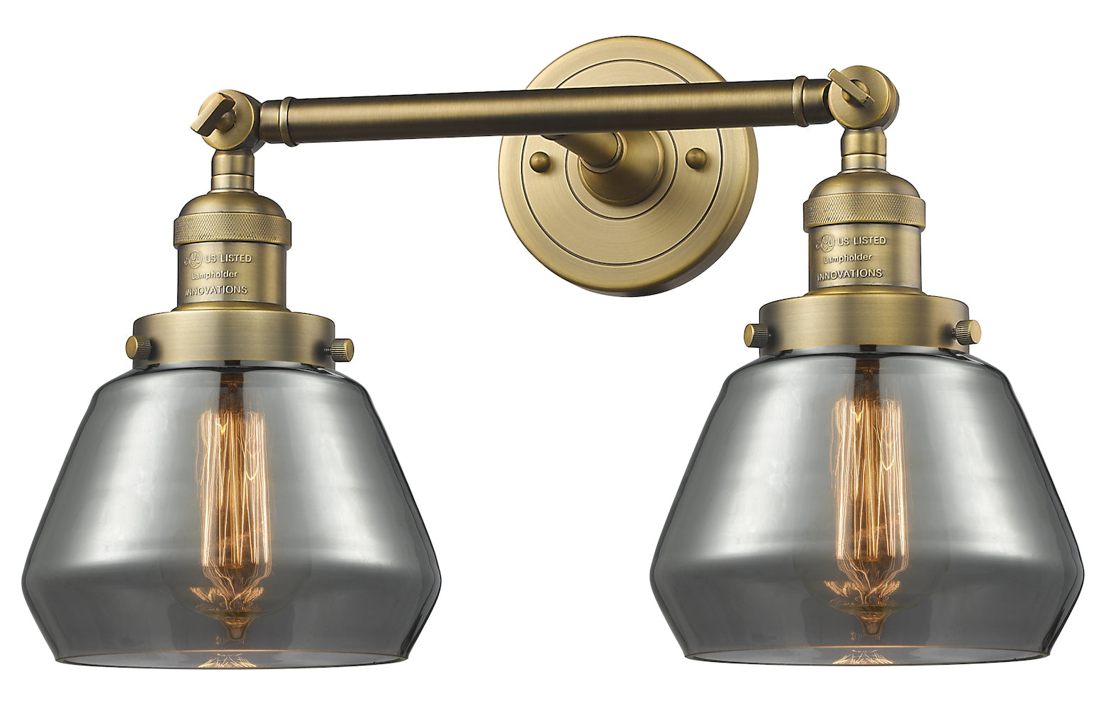 Glass 2 Light Adjustable Wall Sconce Up Or Down by Innovations Lighting