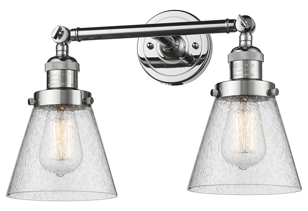 Glass 2 Light Adjustable Wall Sconce Up Or Down by Innovations Lighting