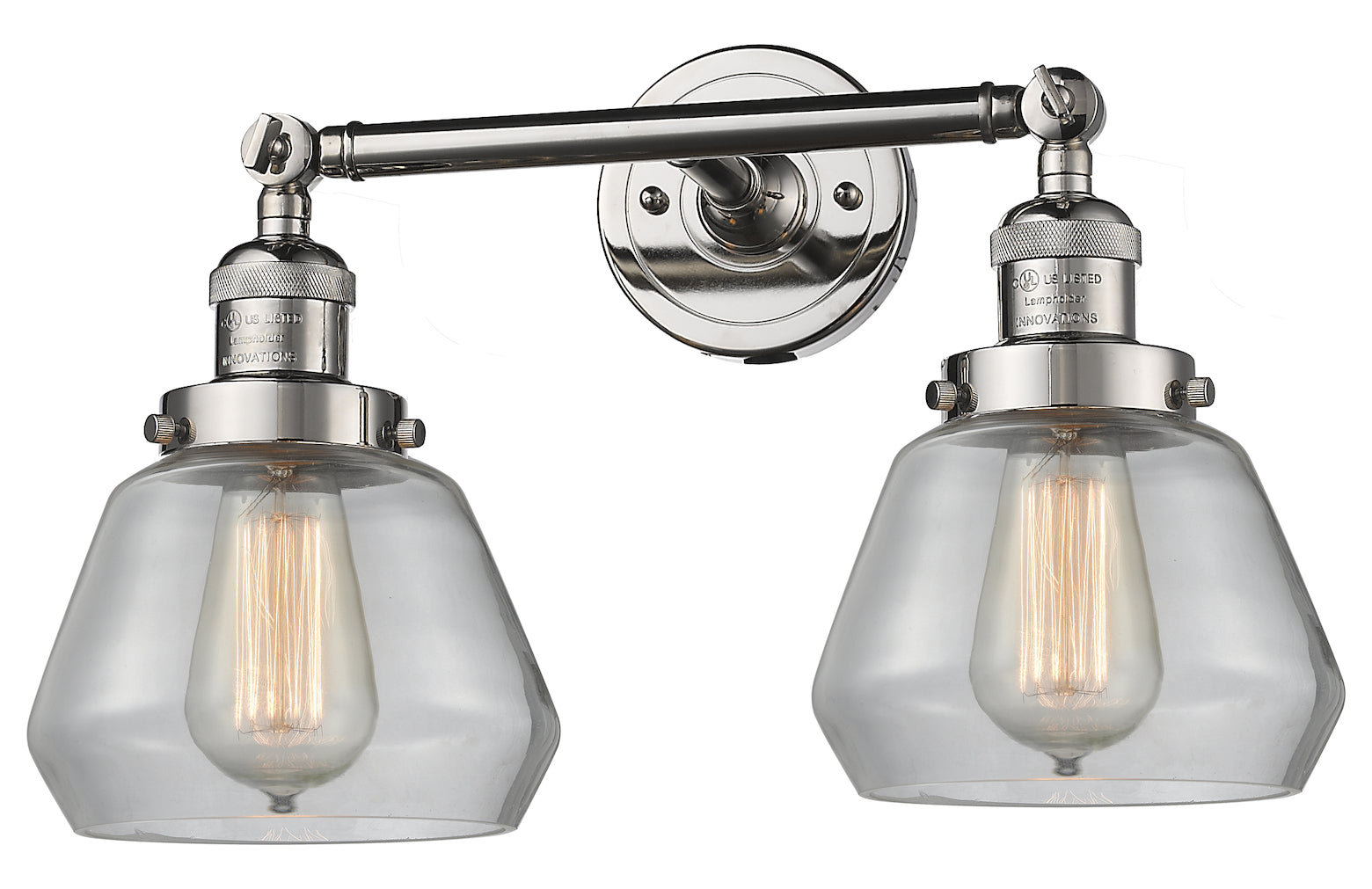 Glass 2 Light Adjustable Wall Sconce Up Or Down by Innovations Lighting