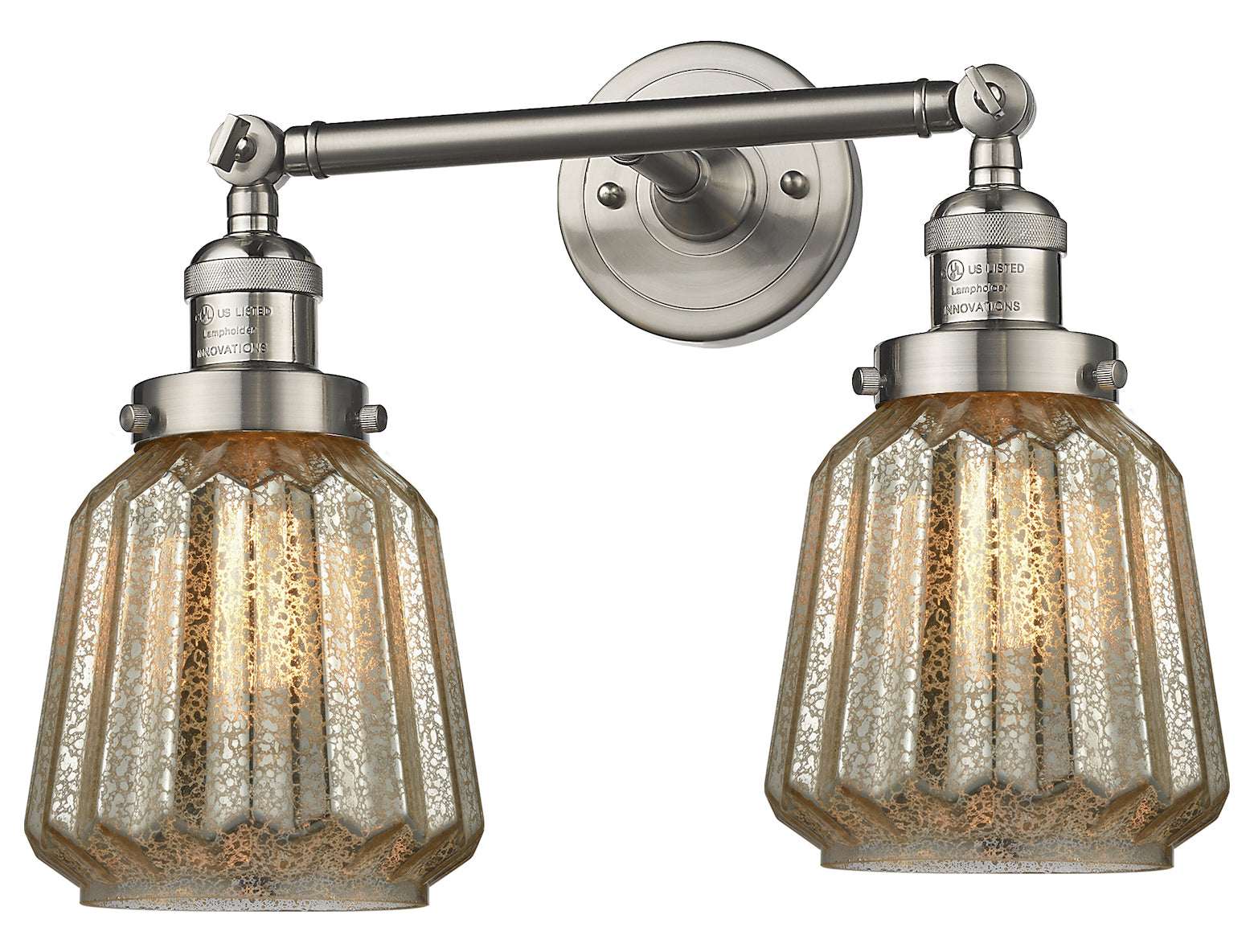 Glass 2 Light Adjustable Wall Sconce Up Or Down by Innovations Lighting