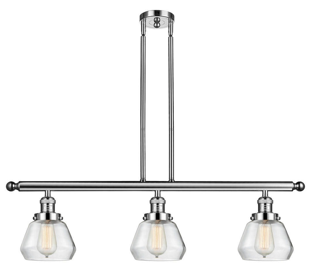 Glass 3 Light Island Adjustable Stem Chandelier by Innovations Lighting