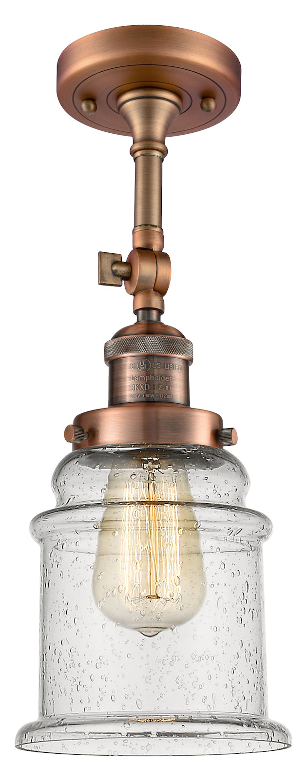 Glass Semi-Flush by Innovations Lighting