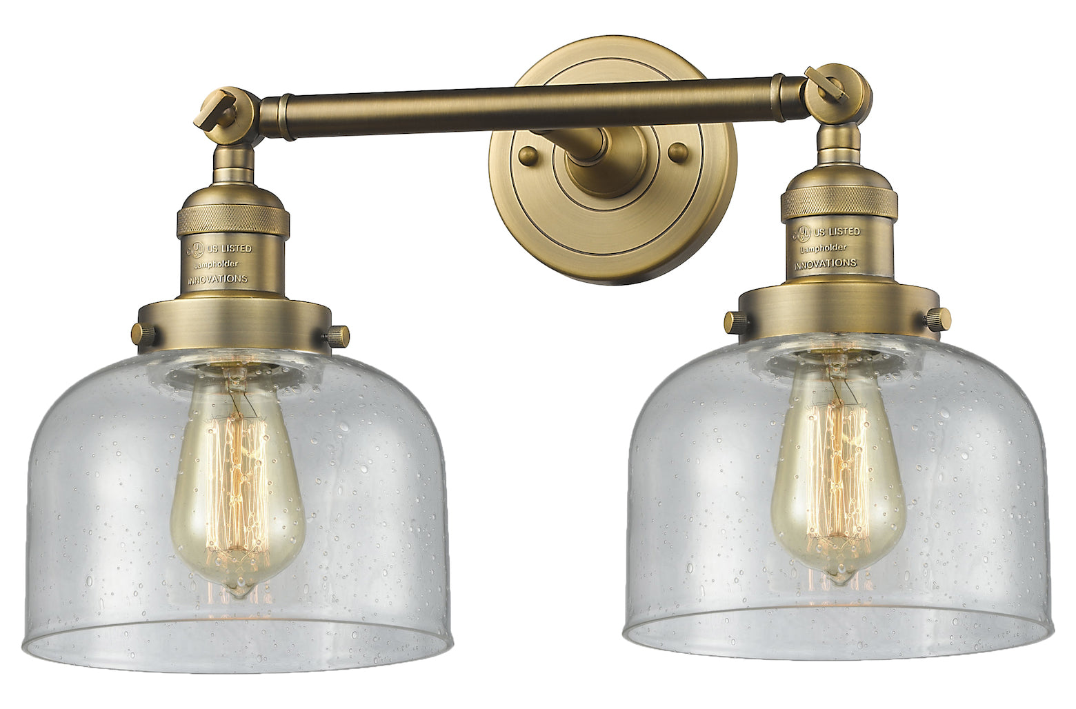 Glass 2 Light Adjustable Wall Sconce Up Or Down by Innovations Lighting