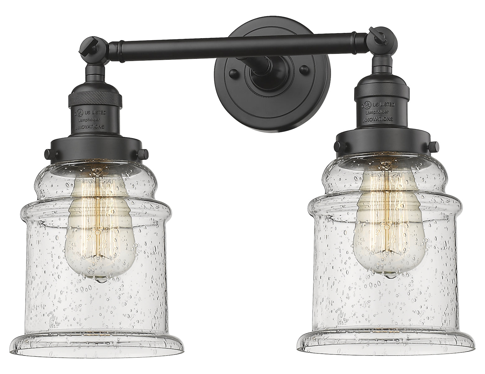 Glass 2 Light Adjustable Wall Sconce Up Or Down by Innovations Lighting
