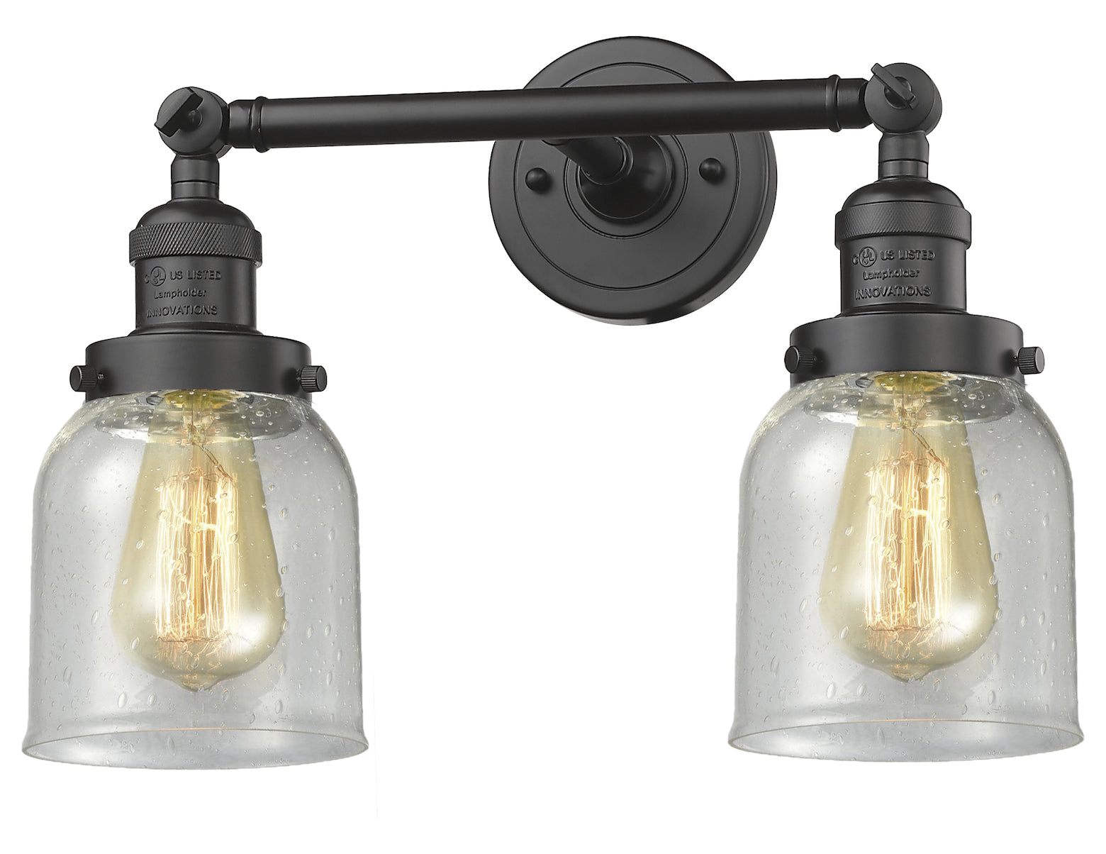 Glass 2 Light Adjustable Wall Sconce Up Or Down by Innovations Lighting