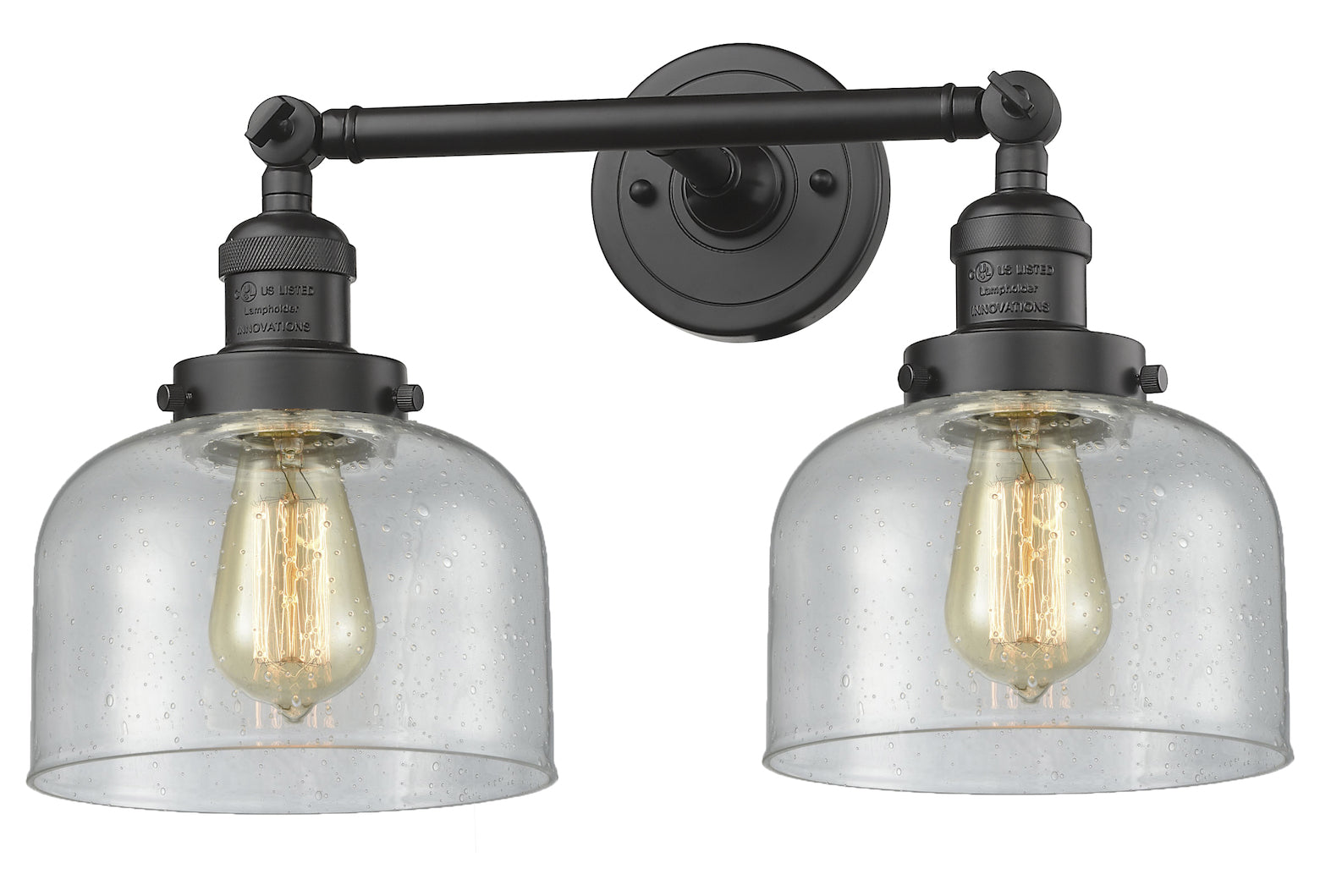 Glass 2 Light Adjustable Wall Sconce Up Or Down by Innovations Lighting