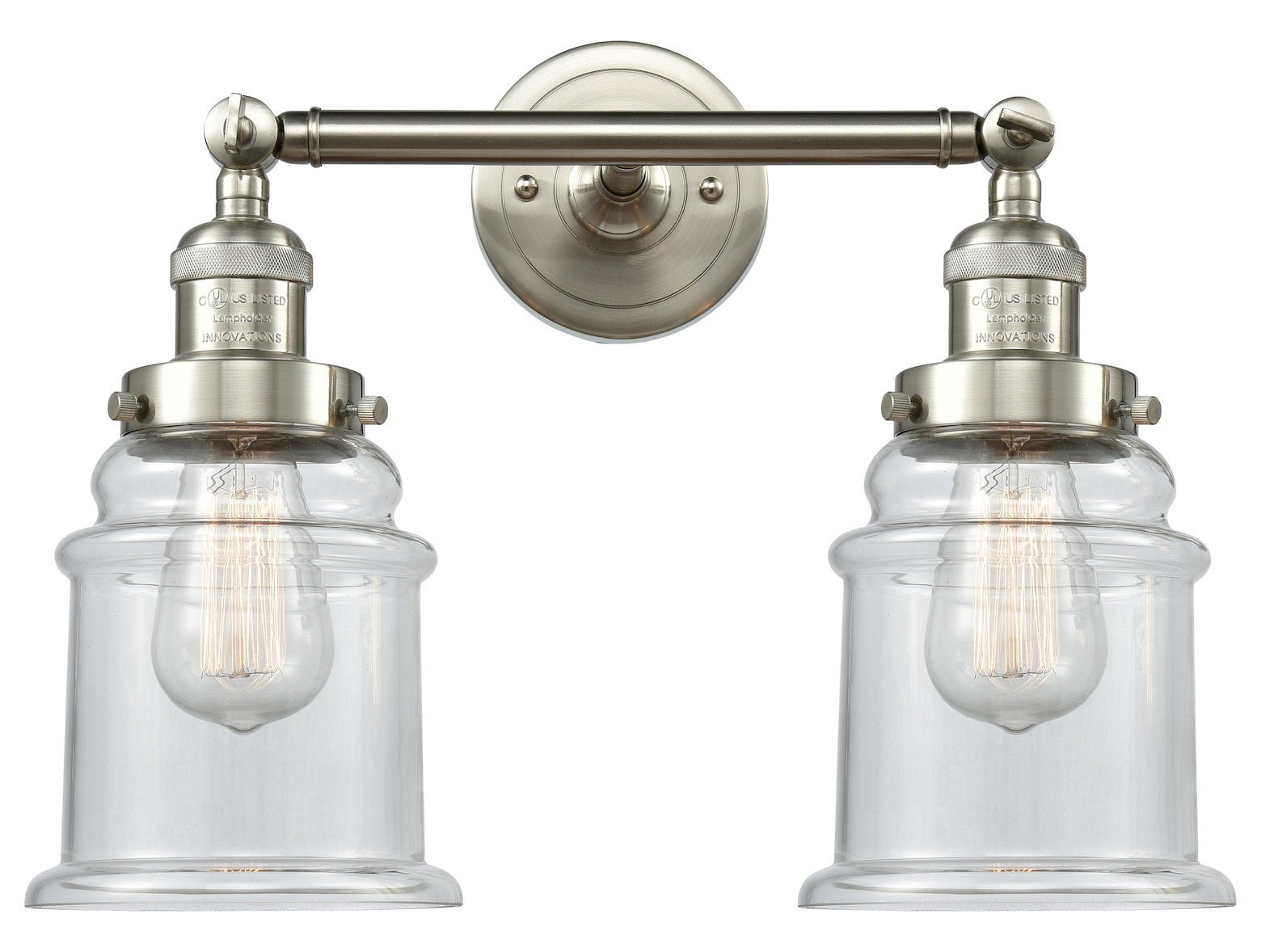 Glass 2 Light Adjustable Wall Sconce Up Or Down by Innovations Lighting