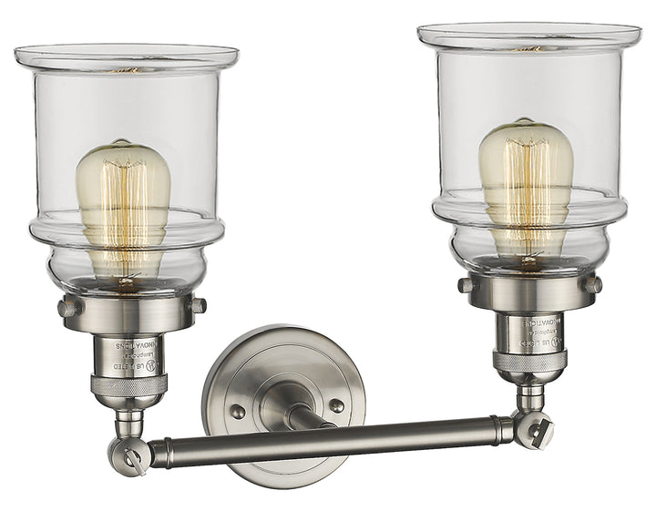 Glass 2 Light Adjustable Wall Sconce Up Or Down
