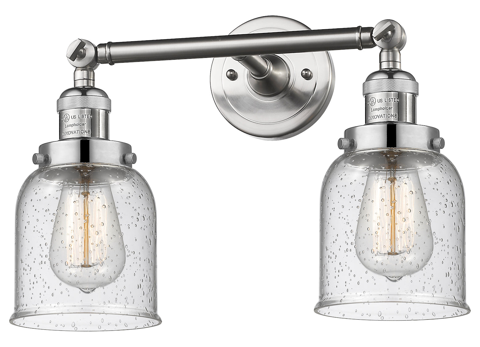 Glass 2 Light Adjustable Wall Sconce Up Or Down by Innovations Lighting