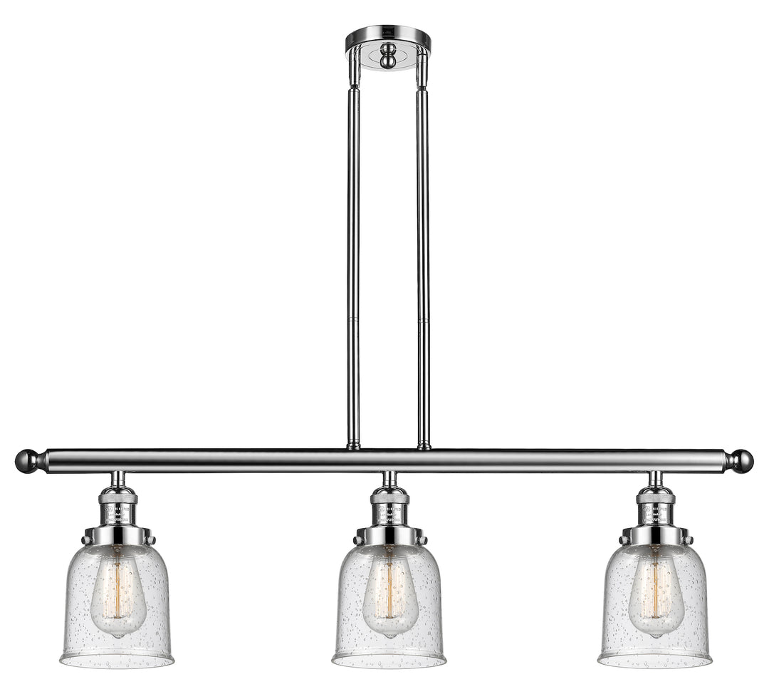 Glass 3 Light Island Adjustable Stem Chandelier by Innovations Lighting