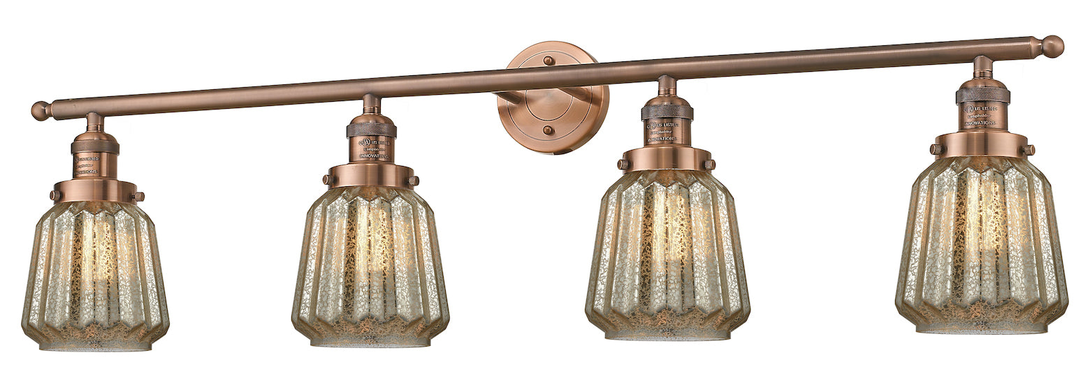Glass 4 Light Vanity Bracket by Innovations Lighting