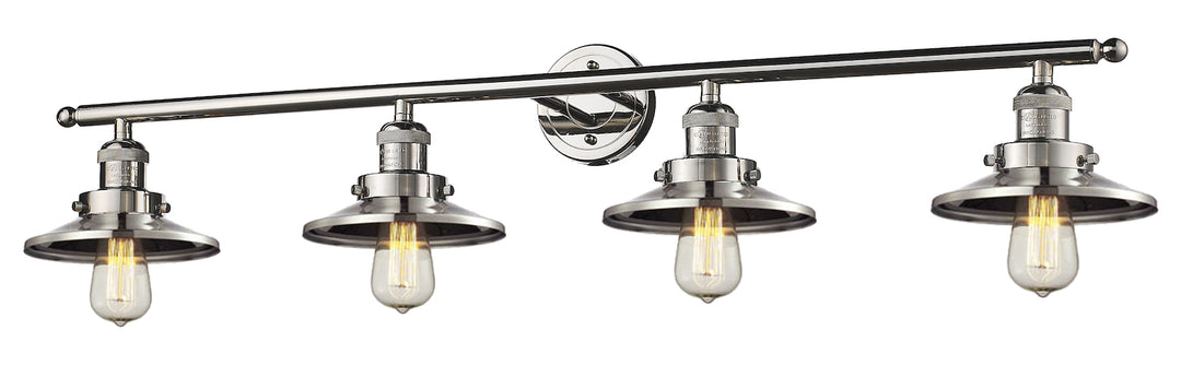 Metal Shade 4 Light Vanity Bracket by Innovations Lighting