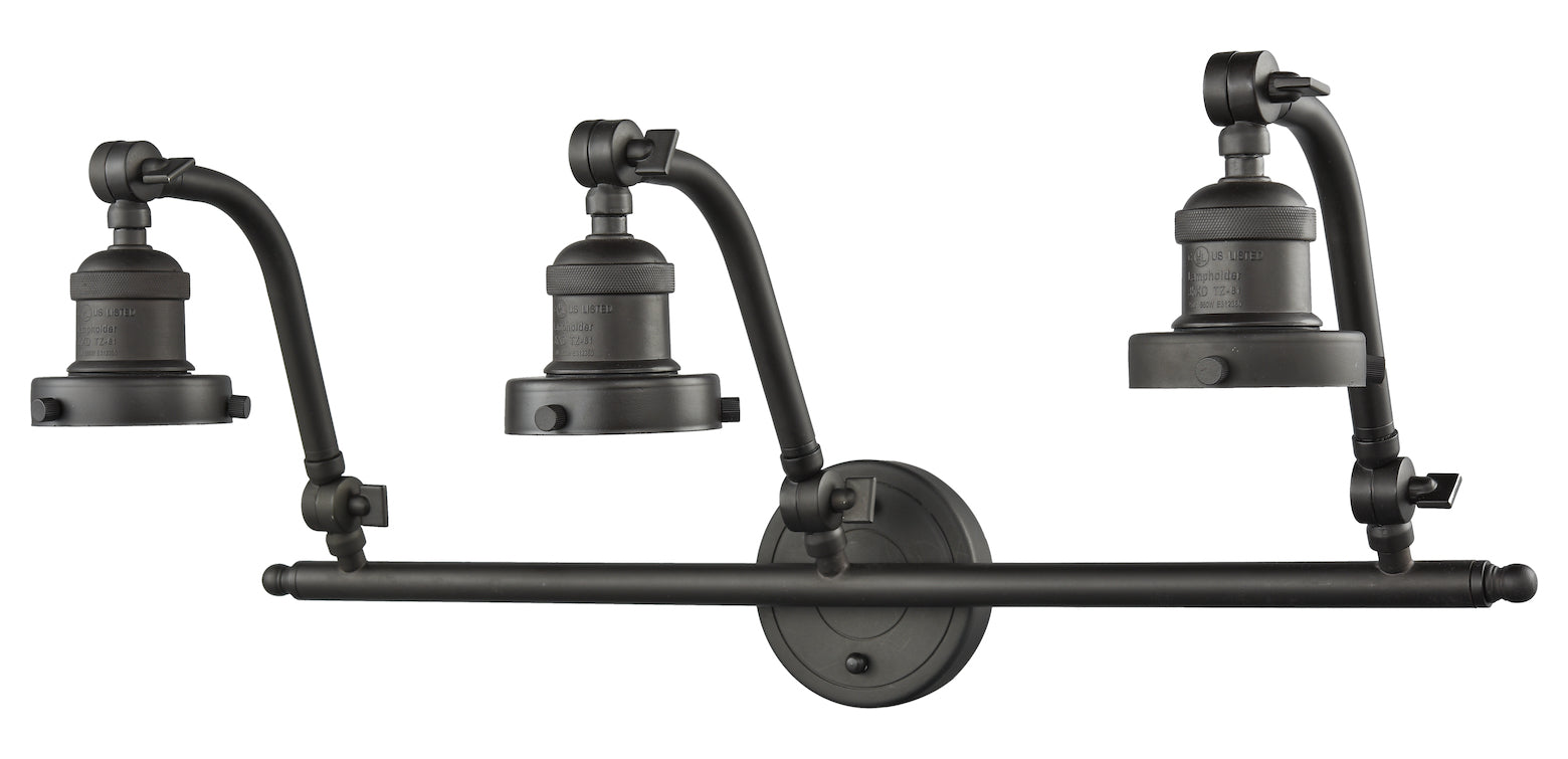 Double Swivel Three Light Vanity Light by Innovations Lighting