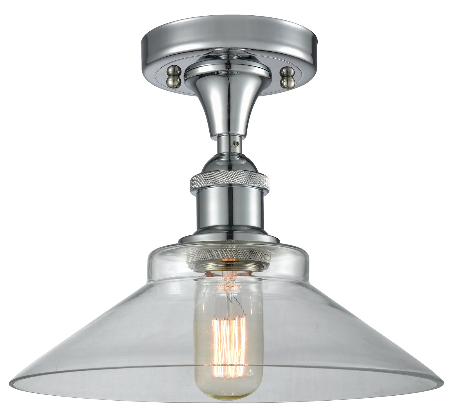 Glass Semi-Flush by Innovations Lighting