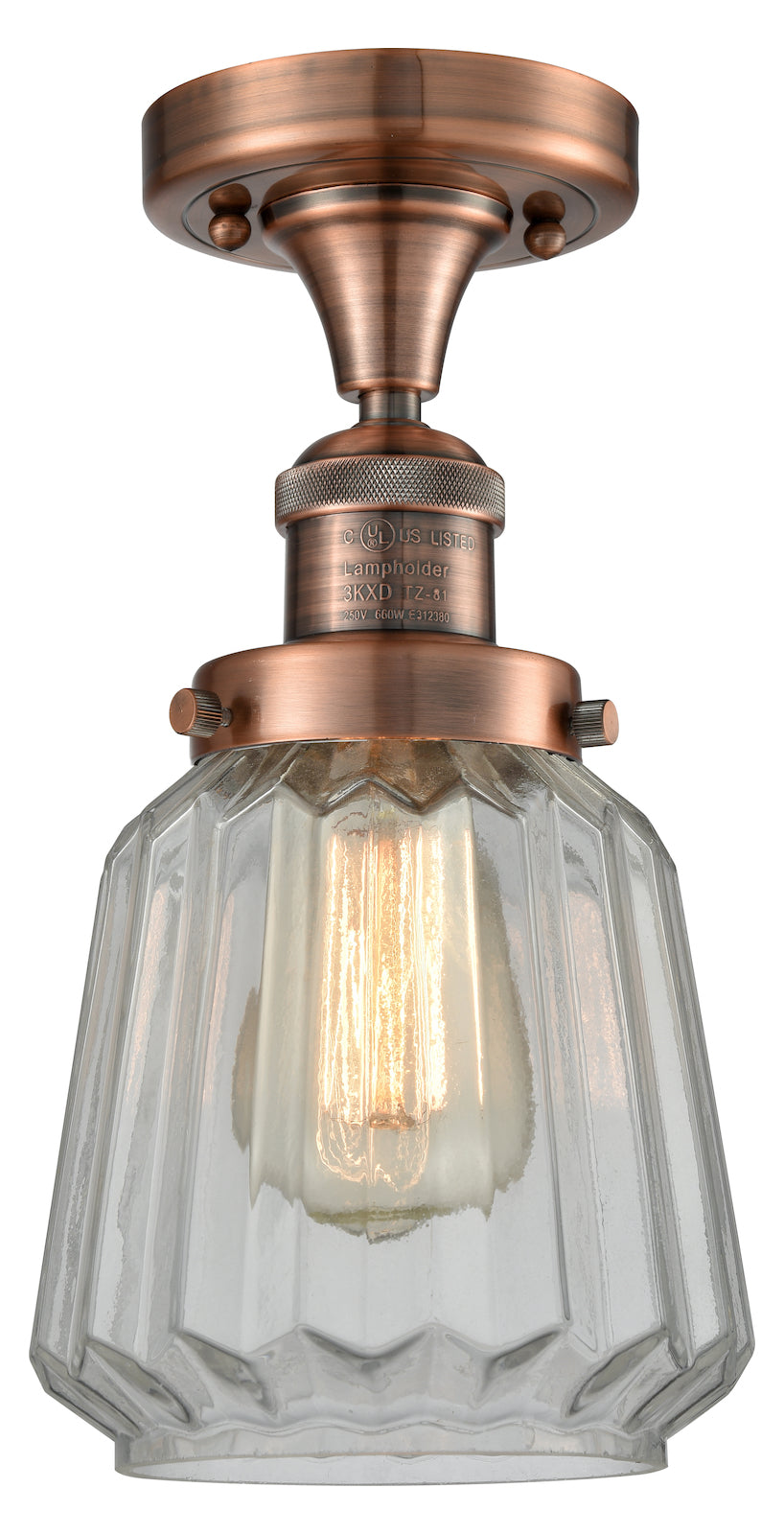 Metal Shade Semi-Flush by Innovations Lighting
