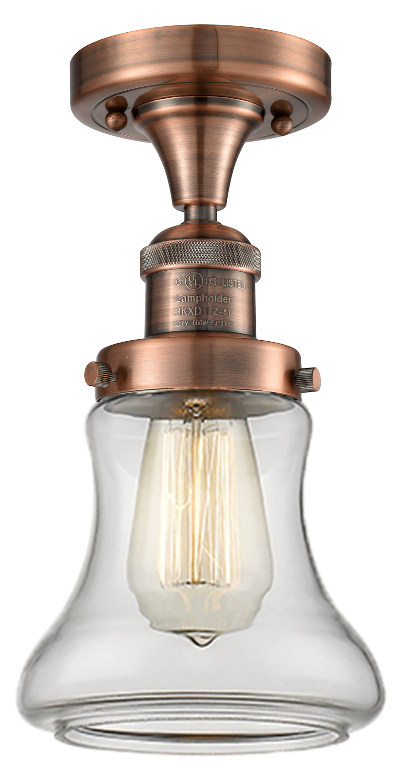 Glass Semi-Flush by Innovations Lighting