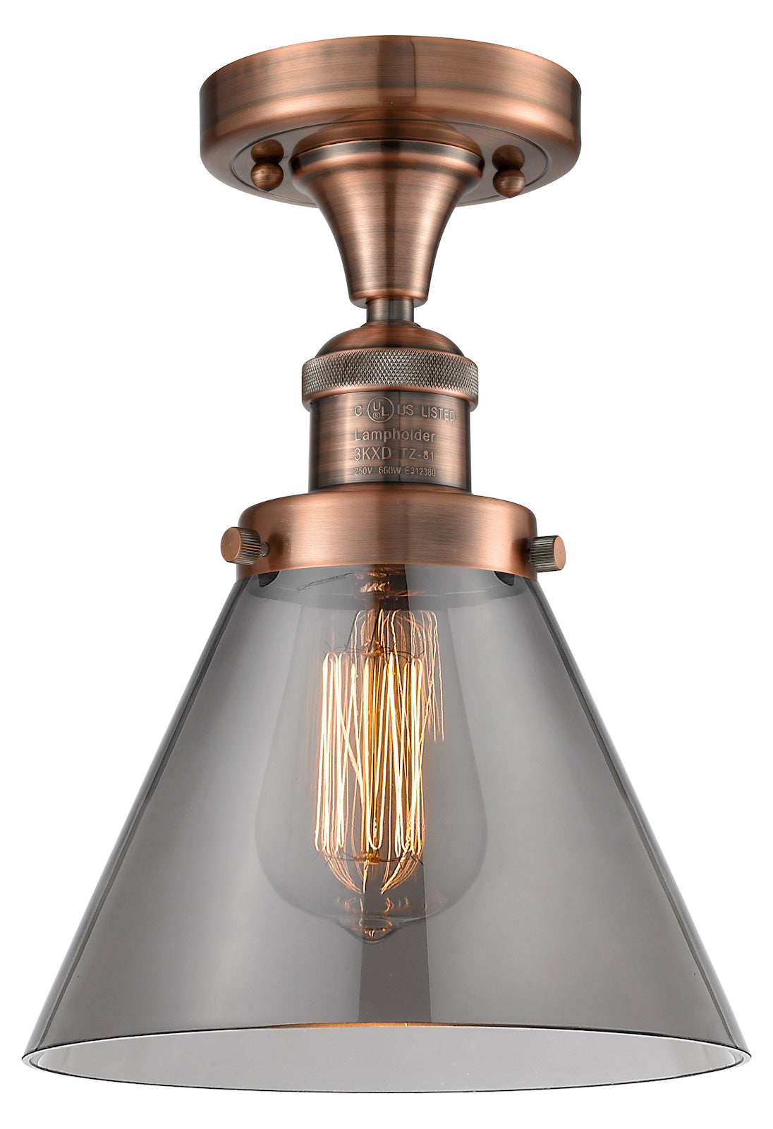 Glass Semi-Flush by Innovations Lighting
