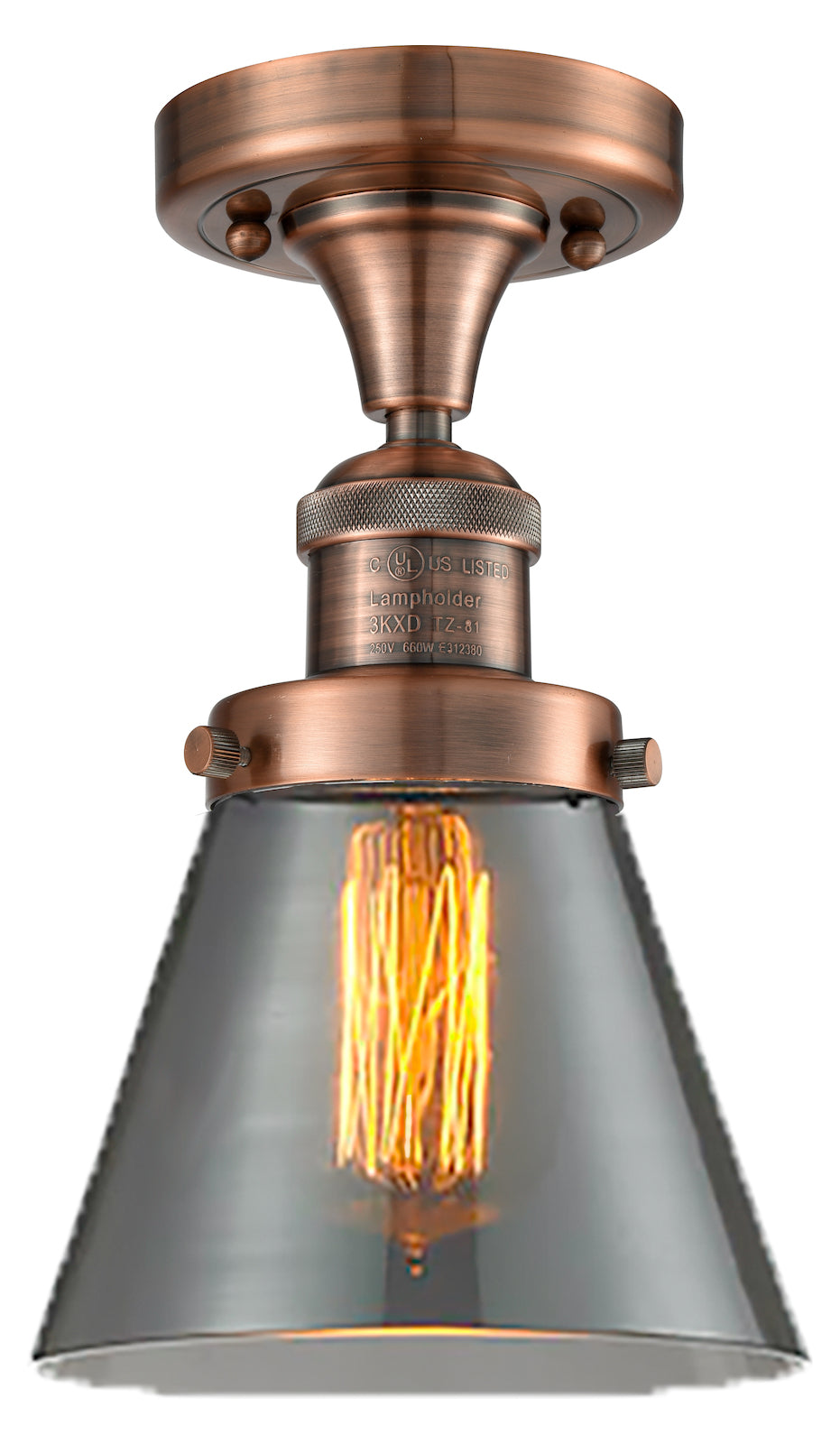 Glass Semi-Flush by Innovations Lighting