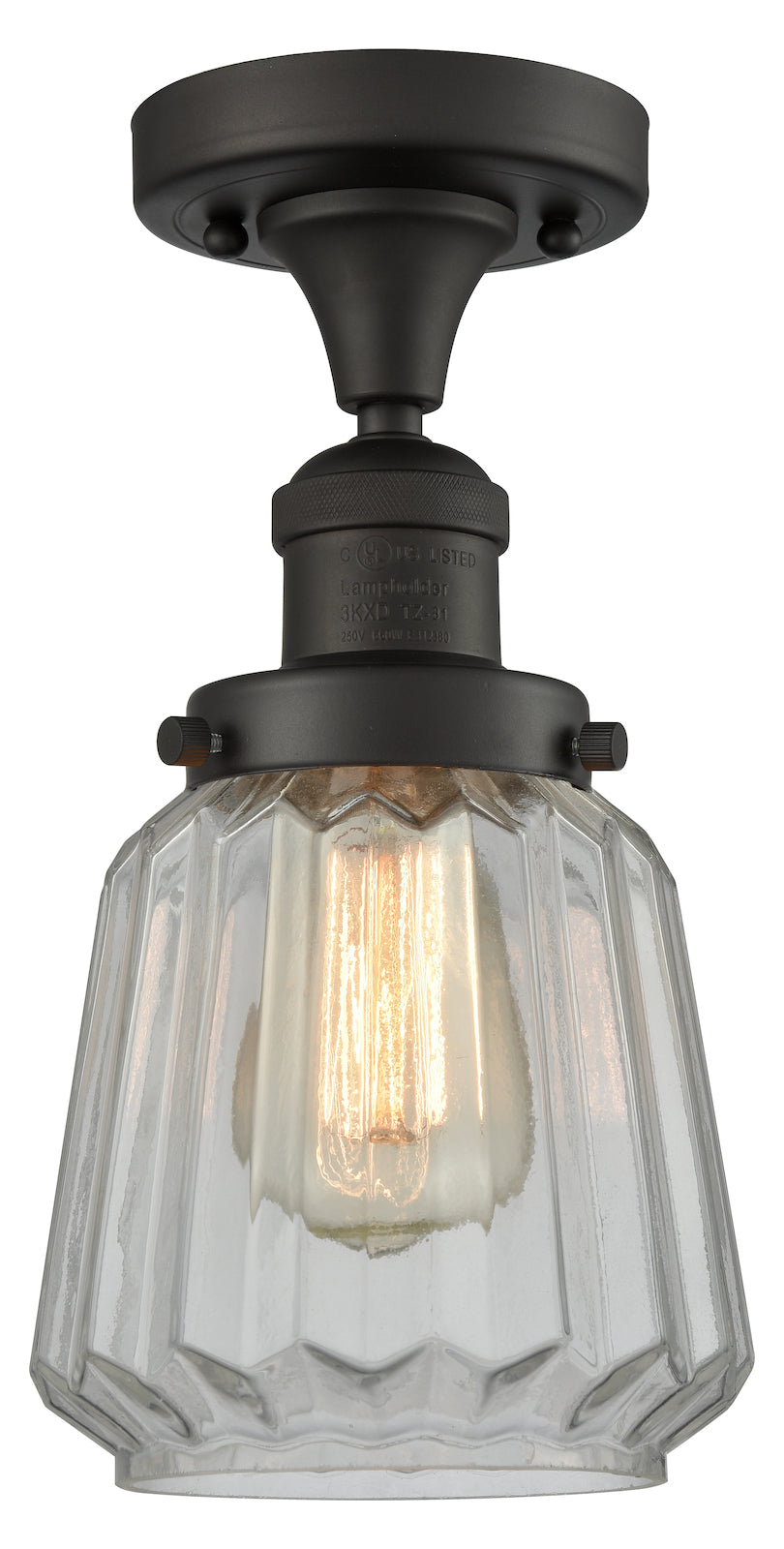 Glass Semi-Flush by Innovations Lighting