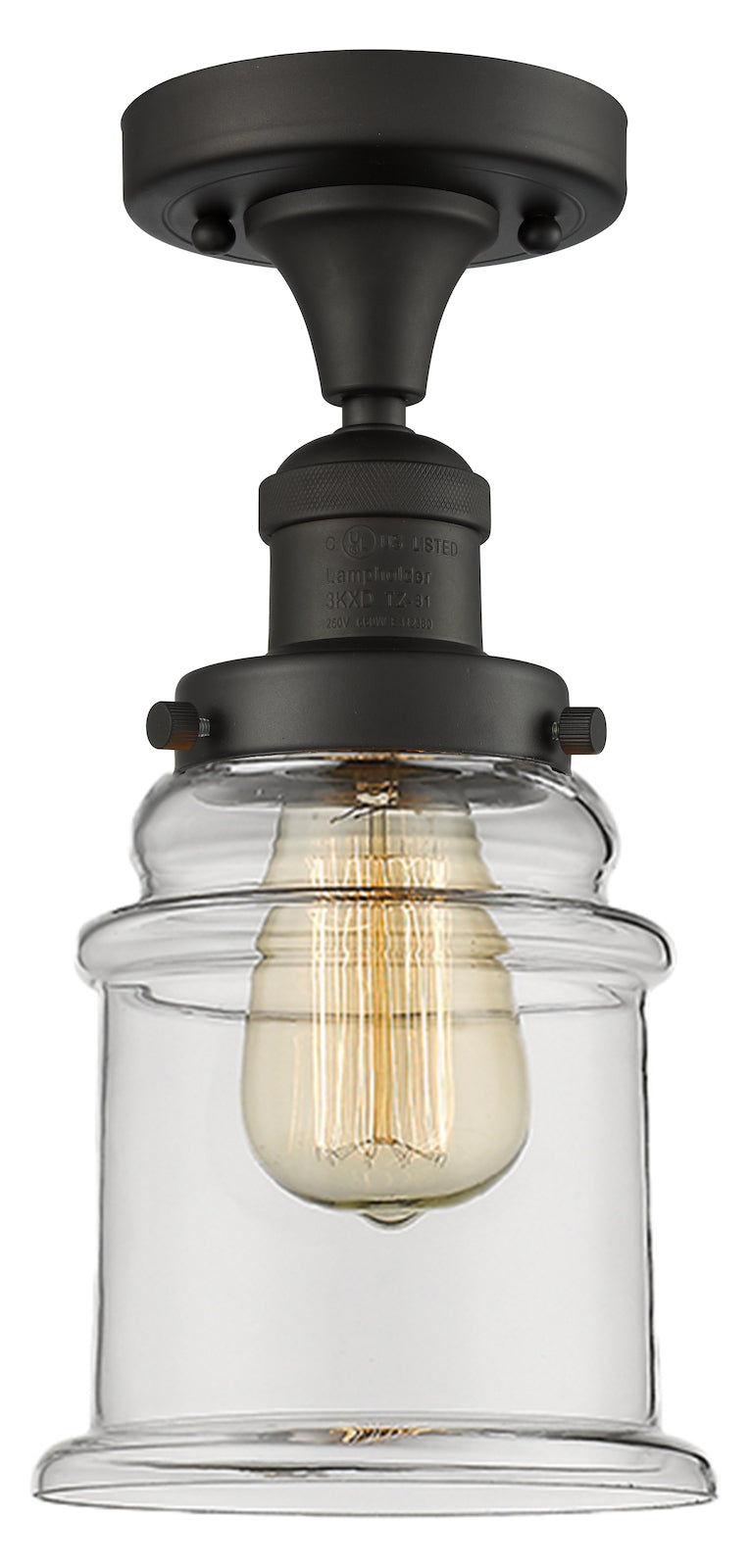 Glass Semi-Flush by Innovations Lighting