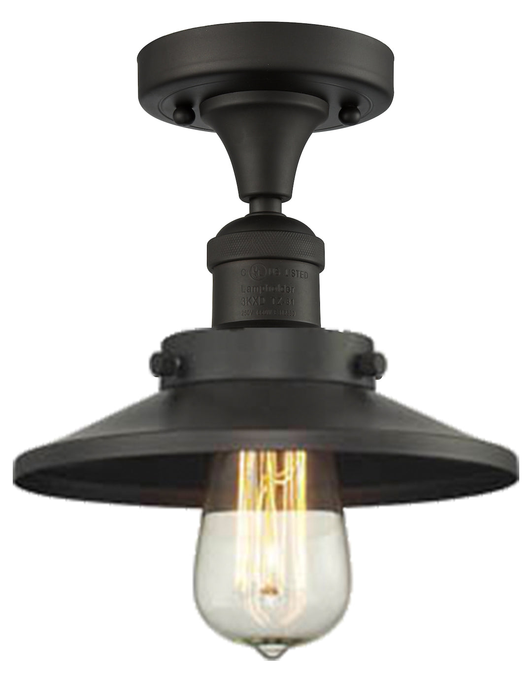 Metal Shade Semi-Flush by Innovations Lighting