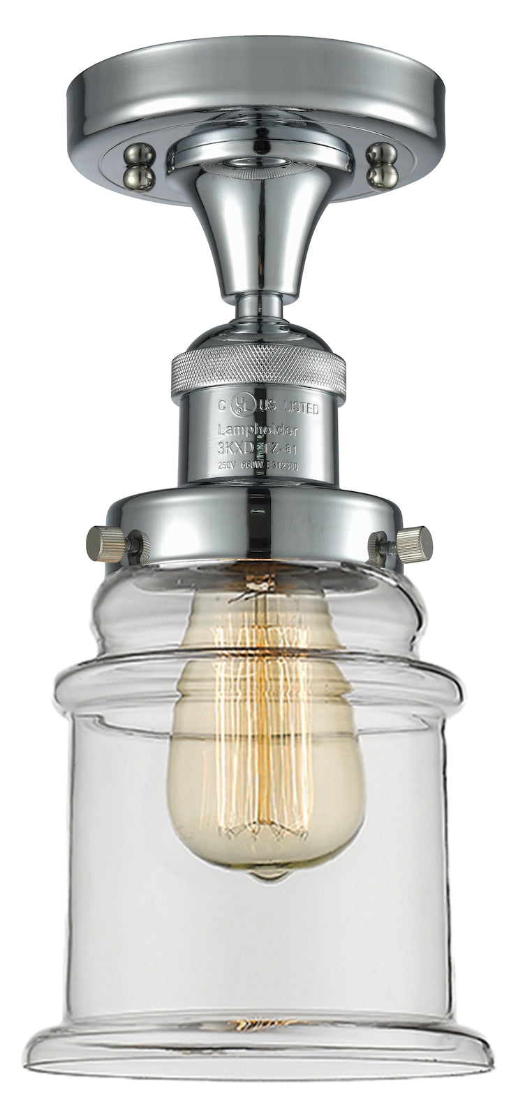 Glass Semi-Flush by Innovations Lighting