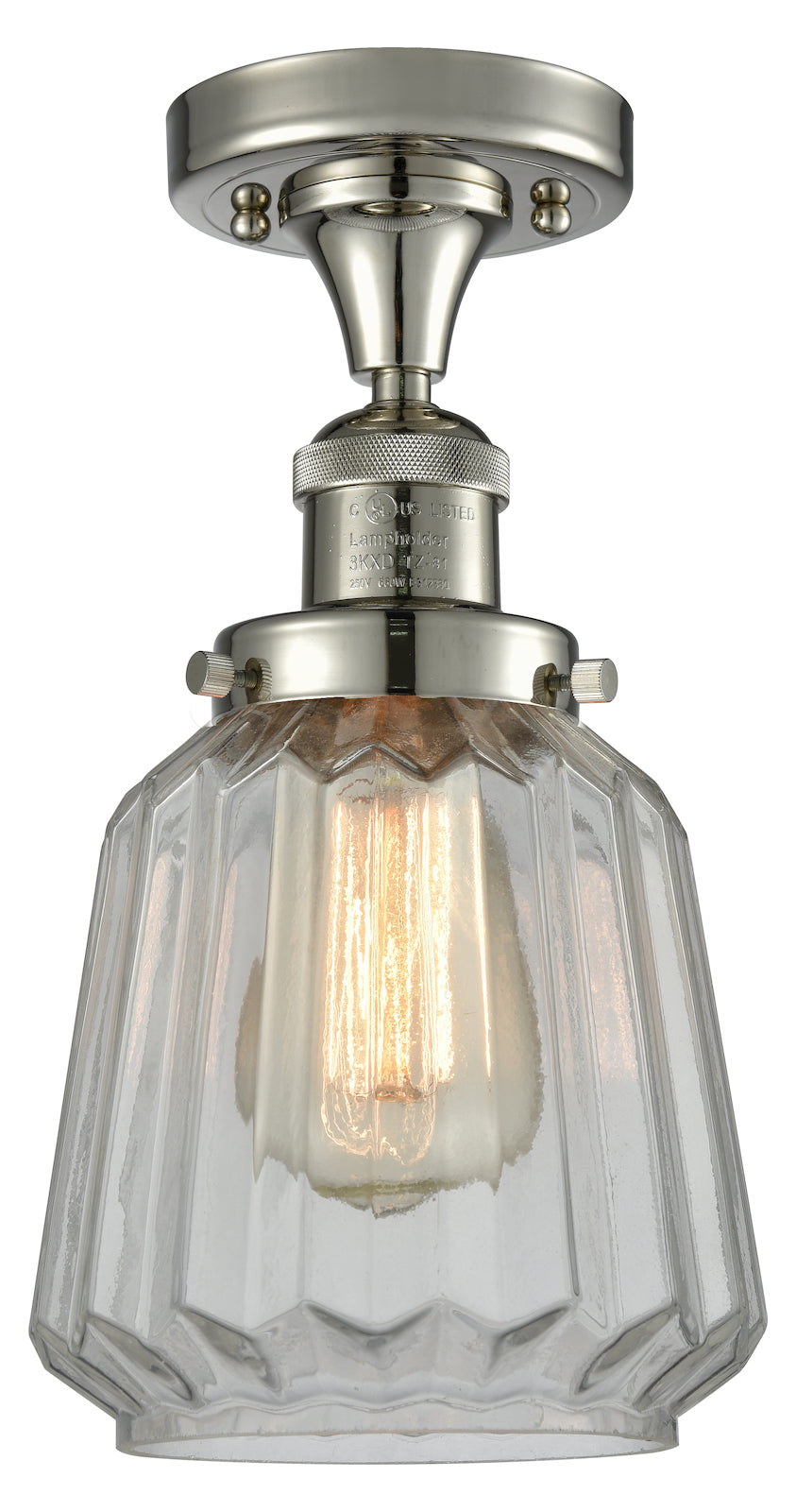Glass Semi-Flush by Innovations Lighting
