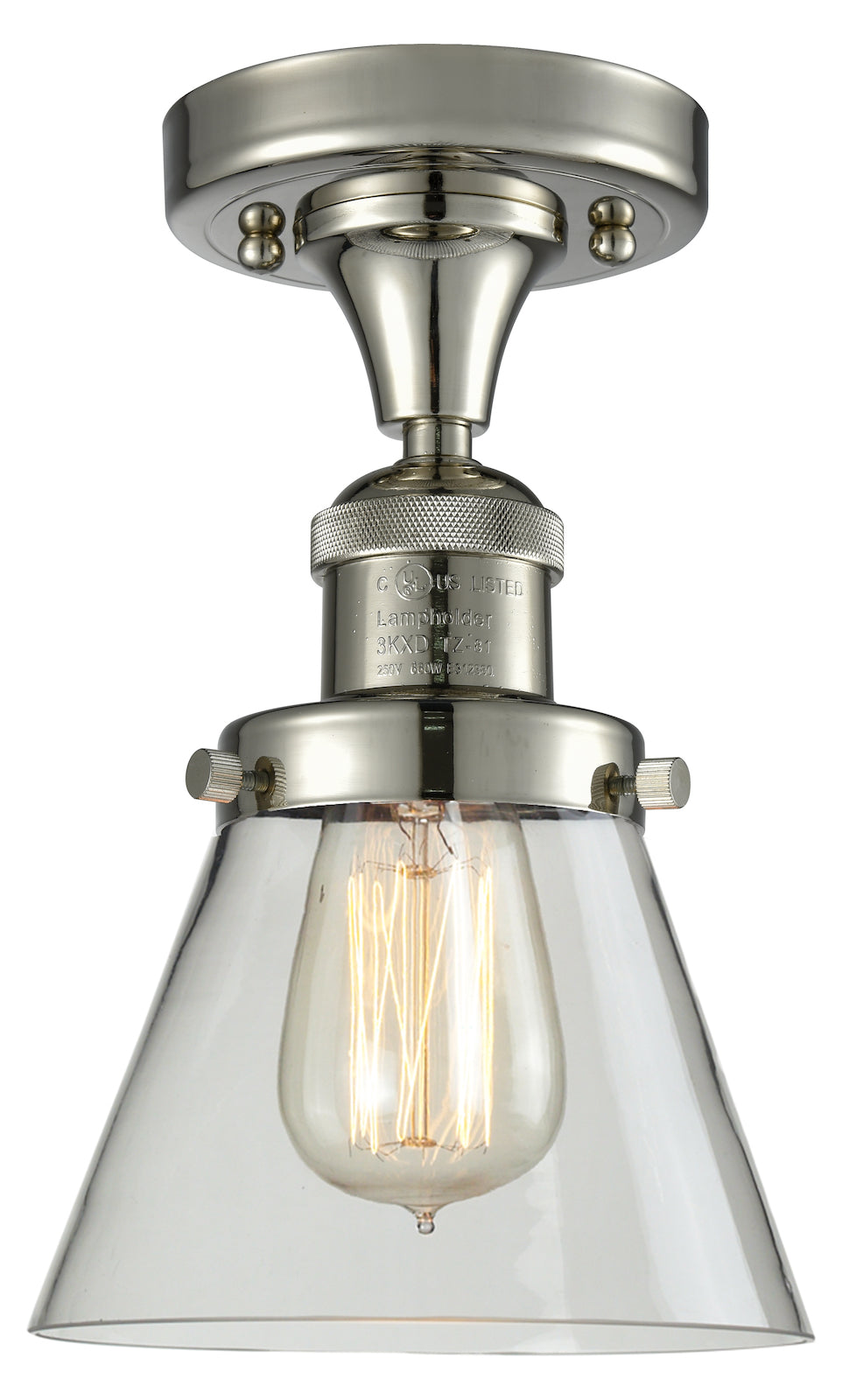 Glass Semi-Flush by Innovations Lighting