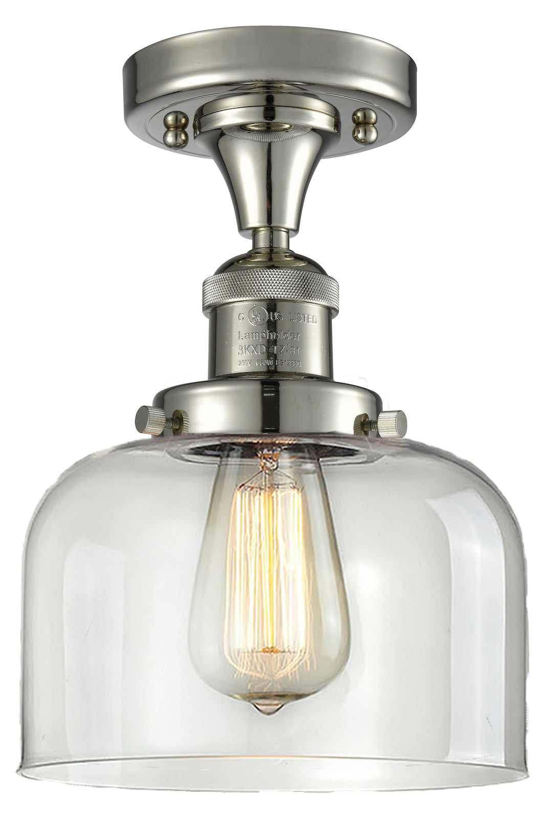 Glass Semi-Flush by Innovations Lighting