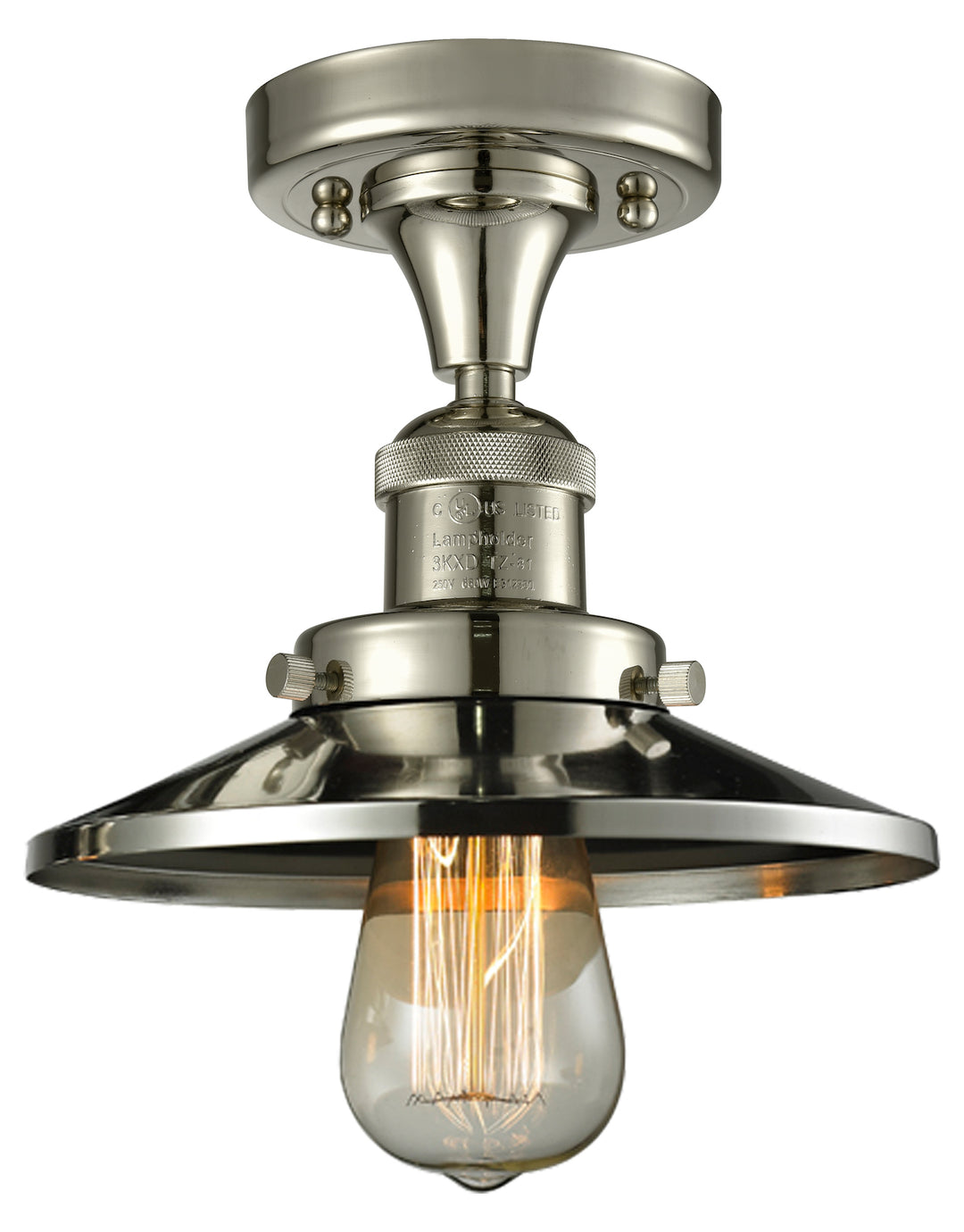 Metal Shade Semi-Flush by Innovations Lighting