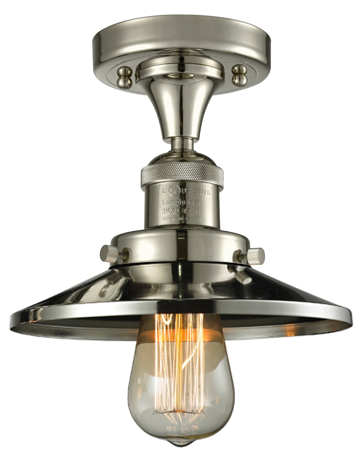 Metal Shade Semi-Flush by Innovations Lighting