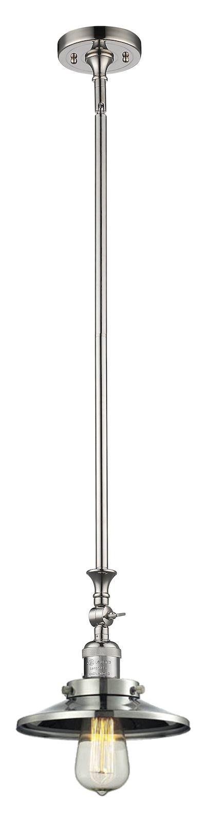 Heavy Swivel Metal Shade Mini Pendant by Innovations Lighting