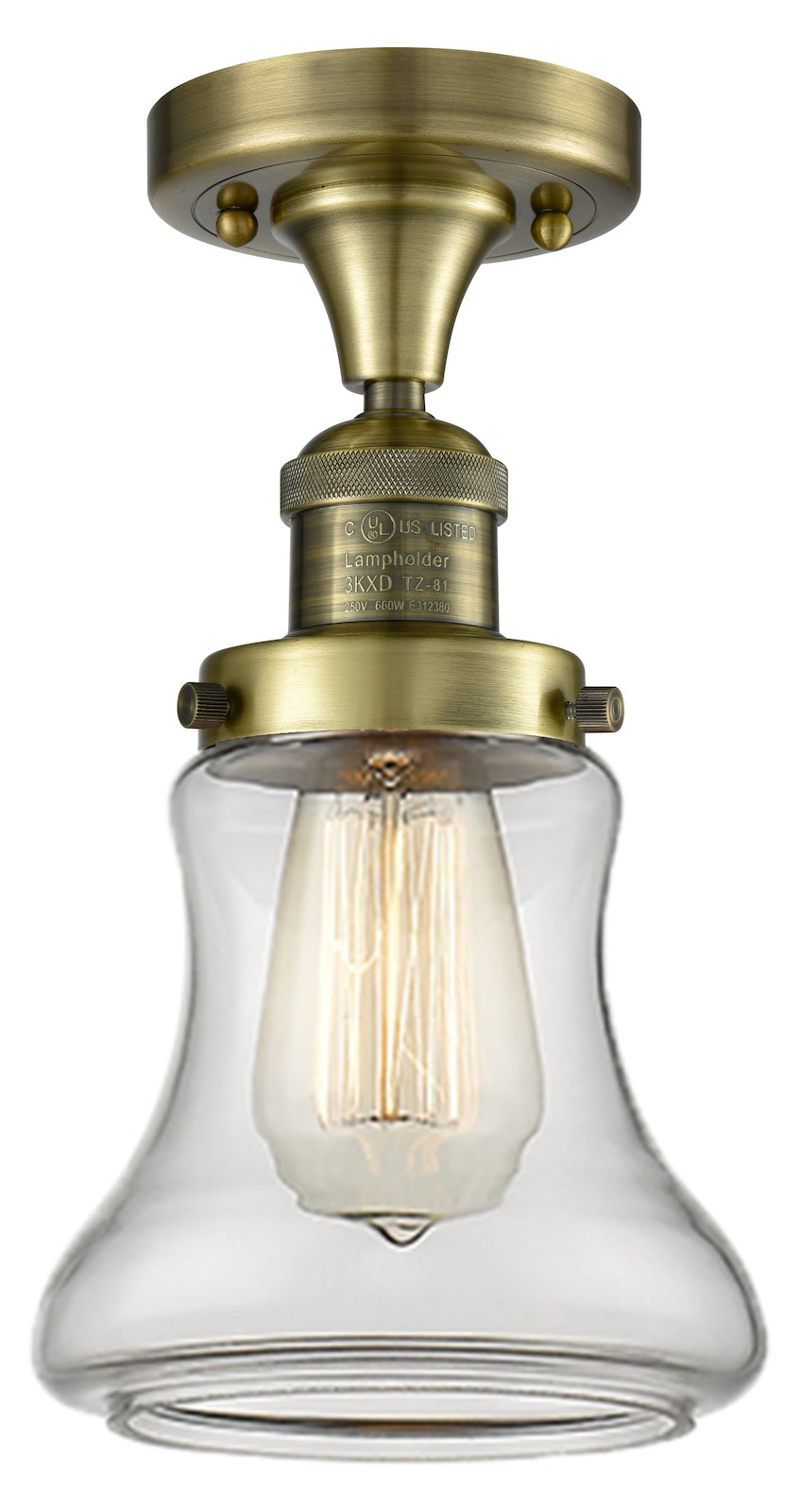 Glass Semi-Flush by Innovations Lighting