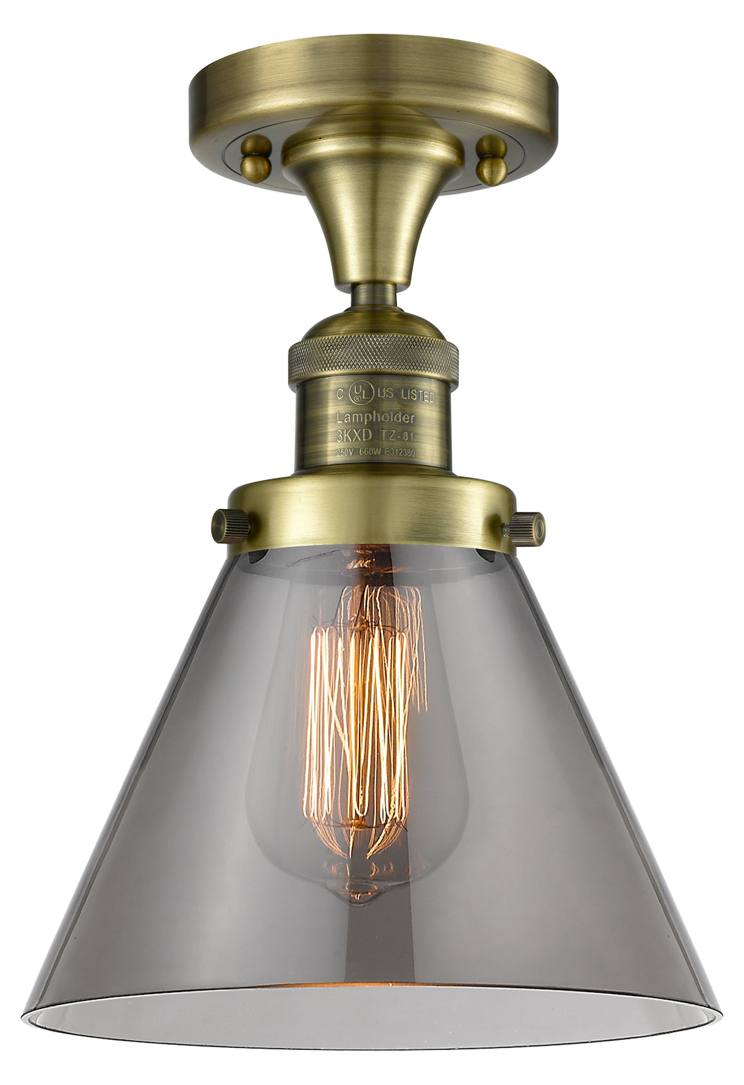 Glass Semi-Flush by Innovations Lighting