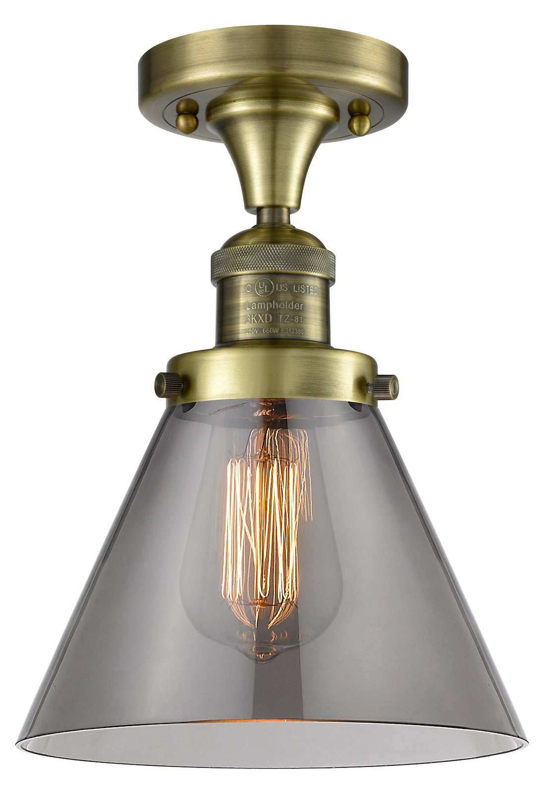 Glass Semi-Flush by Innovations Lighting