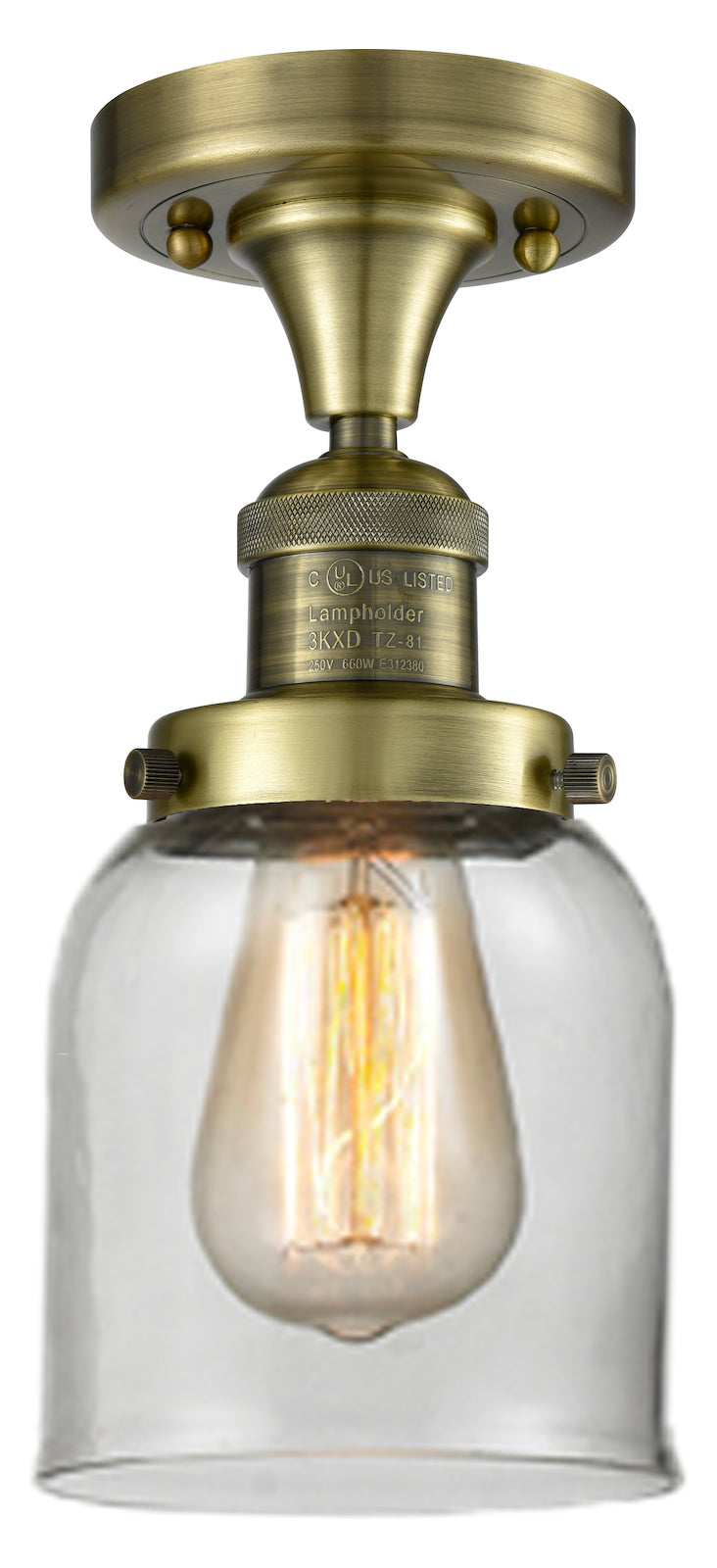 Glass Semi-Flush by Innovations Lighting
