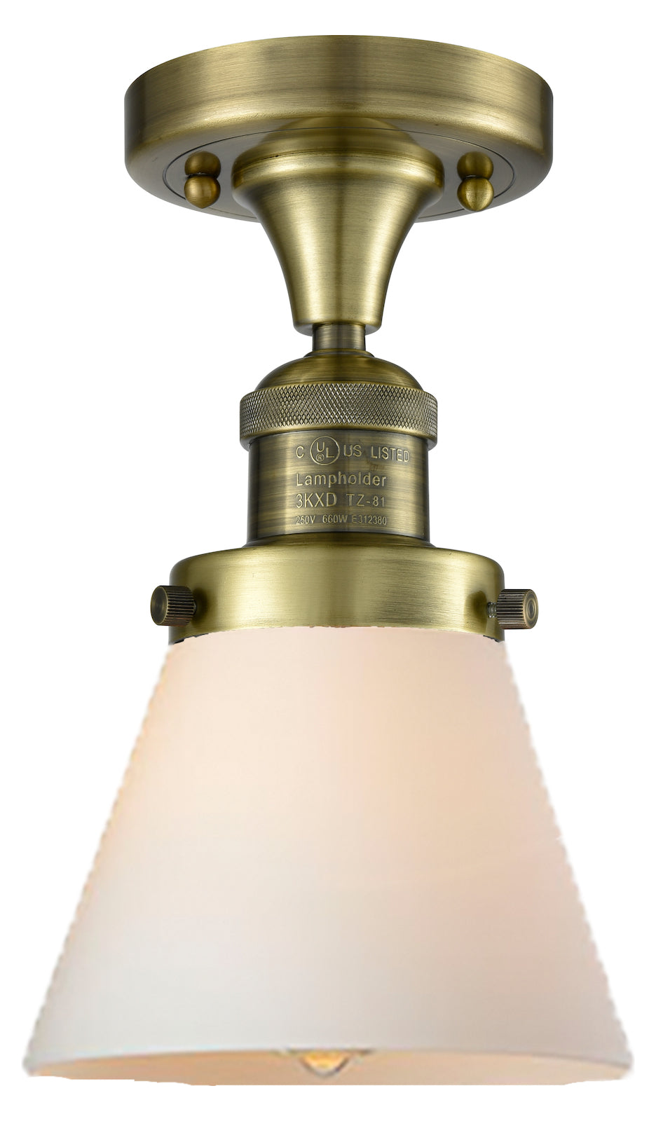 Glass Semi-Flush by Innovations Lighting
