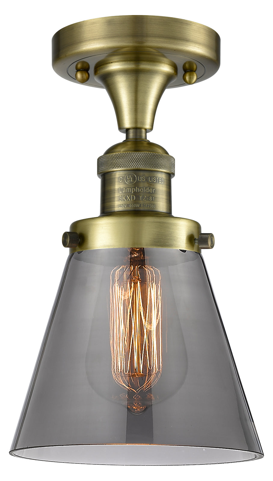 Glass Semi-Flush by Innovations Lighting