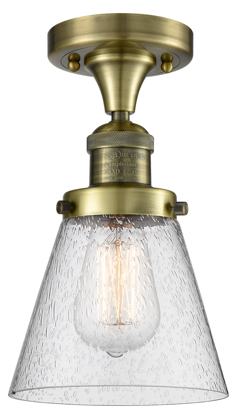 Glass Semi-Flush by Innovations Lighting