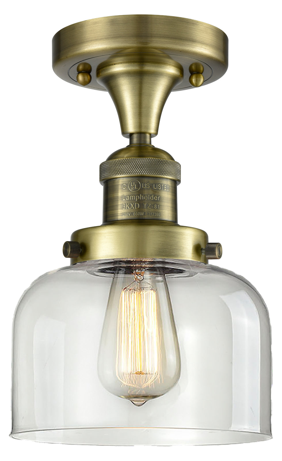 Glass Semi-Flush by Innovations Lighting