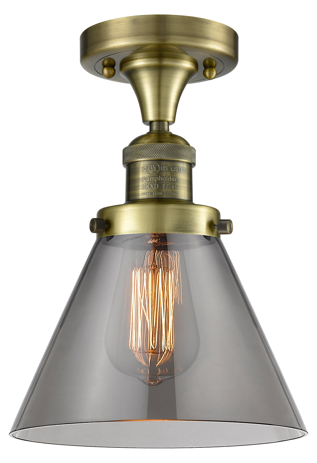 Glass Semi-Flush by Innovations Lighting