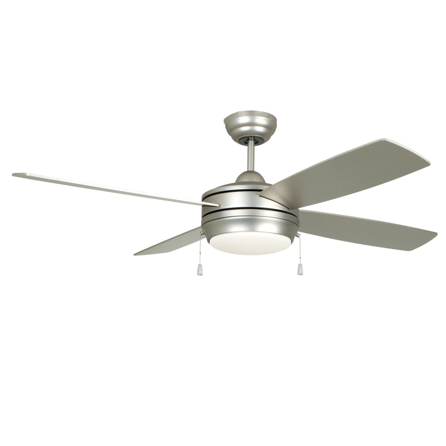 52in  in Brushed Nickel w/ Brushed Nickel/Mapple Blades by Craftmade