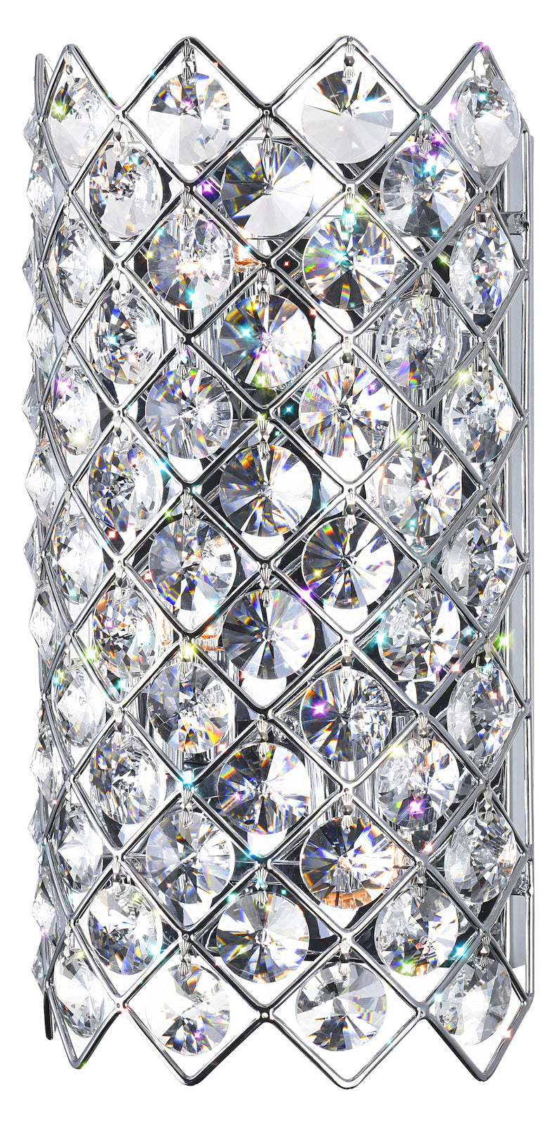 4 Light Wall Sconce With Chrome Finish