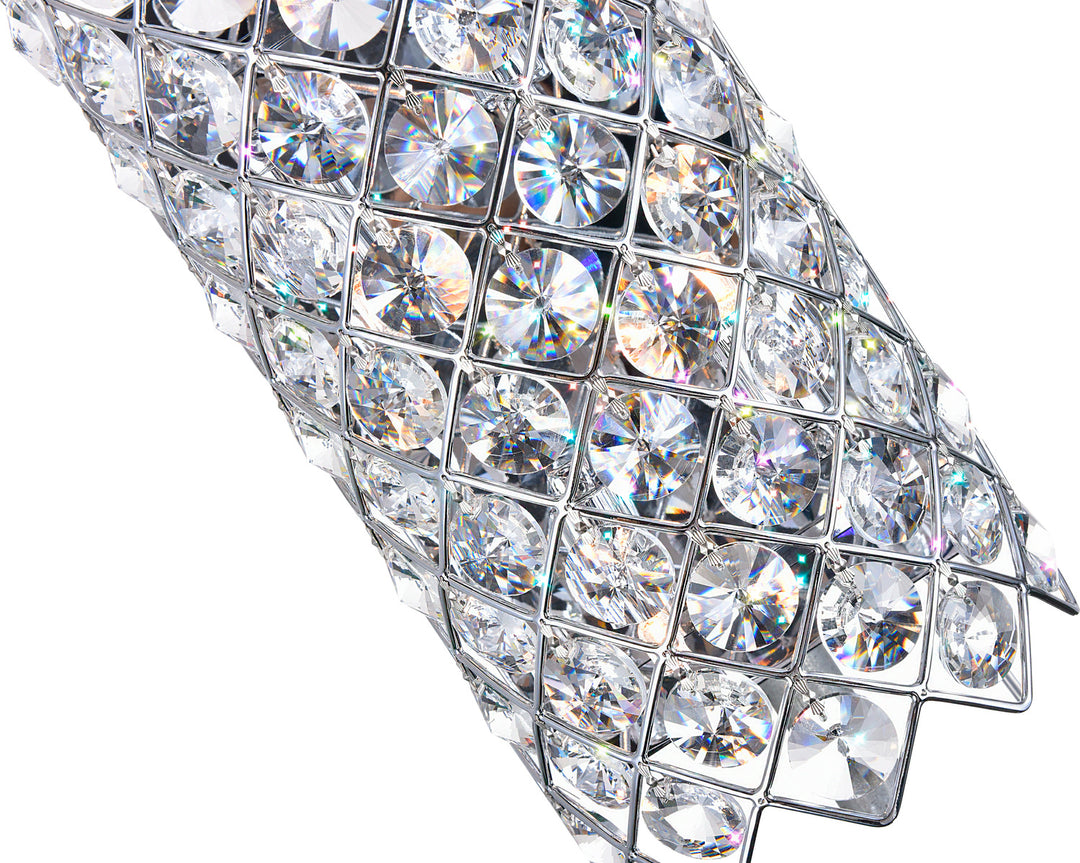 4 Light Wall Sconce With Chrome Finish